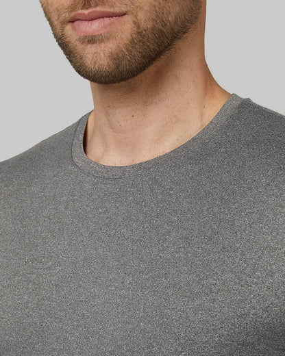 2 WHITE/2 GREY HEATHER