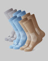 FADED DENIM HT/DESERT TAUPE/LIGHT GREY HT