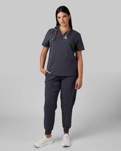 Women's 2-Pocket V-Neck Scrub Top