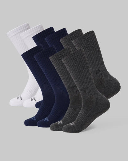 WHITE/BLACK HEATHER/NAVY